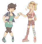  cancerlicious casual cottoncandy fashion food heart holding_hands jane_crocker redrom roxy_lalonde shipping summer 