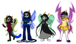  2024 caligvlasaqvarivm equius_zahhak eridan_ampora fullres godtier heart_aspect heir hope_aspect kanaya_maryam nepeta_leijon prince rogue space_aspect sylph void_aspect 