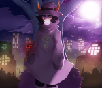 2018 alternia aspect_symbol boldir_lamati city clouds elidyss fullres_export_attempted heart_aspect hiveswap solo starter_outfit trees