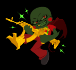  2025 artificial_limb caliborn fullres godtier golden_rifle jaggy_lines lord ratmahad solo time_aspect 