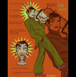  2026 animated blood body_modification chainsaw computerkiss fashion formal fullres headshot kanaya_maryam solo text weapon 