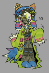  2023 alternate_hair boiledcaprisun casual cat_hat cats fashion fullres nepeta_leijon solo stars 