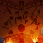  2025 aspect_symbol cover_art ender--slime final_frog fire flintlocks_of_zillyhau fullres heart_aspect hope_aspect language:alternian life_aspect light_aspect lord_english rifle sburb_logo silhouette space_aspect sword text time_aspect weapon zodiac_symbol