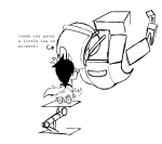 2026 back_angle crossover dogtail dogtier fullres grayscale heart jade_harley jaggy_lines kiss lineart monochrome noodelzmop portal redrom shipping size_difference starter_outfit text