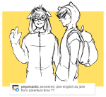  adventure_time cosplay crossover dirk_strider grayscale jake_english lineart mrsnugglekins request 