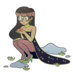  2017 3_in_the_morning_dress animals blush body_modification frogs fullres jade_harley kneeling madammonkey solo 