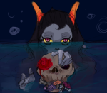  blood feferi_peixes flowers jewelry joker-ace no_glasses ocean skulls solo 