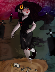  2013 aradia_megido dagmars dead_aradia fullres midair skulls solo stars starter_outfit 