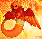  2025 blood davesprite fullres injured_davesprite jaggy_lines s1nez silhouette solo sprite text 