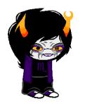  2013 alternate_hair au bloodswap fullres jaggy_lines sleuthinglicorice solo sprite_mode vriska_serket 