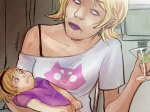  alcohol babies cocktail_glass parody rose_lalonde roxy_lalonde spacey starter_outfit 
