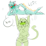  2015 blush casual cat_hat dongoverload emoticon fashion fullres highlight_color lying nepeta_leijon redrom scratch_and_sniff shipping starter_outfit terezi_pyrope text theme_coloring wonk word_balloon 