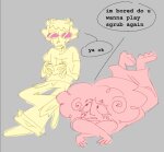  2026 aradia_megido fullres gaming homestuck:_beyond_canon lying monochrome on_stomach prospitianpawn rose_tinted_glasses sketch sollux_captor starter_outfit text word_balloon 