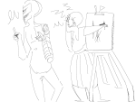  2013 artificial_limb fullres grayscale jack_noir lineart monochrome ms_paint no_hat paint_it_black redrom roboslick scars shipping spades_slick toonysart 