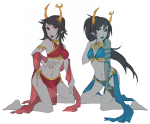  2013 aranea_serket artificial_limb au barefoot body_modification dancestors deletethestars fashion fullres kneeling no_glasses serkets vriska_serket 