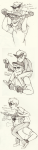 babies bro carrying comic dave_strider gaulllimaufry grayscale huge pencil request starter_outfit 