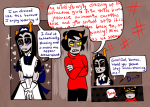  2013 arms_crossed blackrom comic crossdressing dancestors equius_zahhak fullres heart kankri_vantas moirallegianceismagic saucy_maid_outfit shipping spade strong_words text word_balloon 