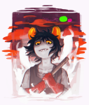  2018 alternia clouds fozzer_velyes fullres ghosts green_moon headshot hilaletto hiveswap pink_moon soil_perturber solo starter_outfit 
