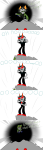  2016 broken_source comic crying dream_ghost fullres_export_attempted high_angle midair nepeta_leijon no_hat phone scaredycatlitter starter_outfit terezi_pyrope text the_finger the_truth 