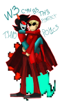  aspect_symbol coolkids dave_strider deleted_source godtier knight legislacerator_suit mind_aspect redrom shipping terezi_pyrope time_aspect zamii070 