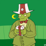 ! 2016 7-eleven animated blush charmrom felt fullres holidaystuck inkys-art matchsticks shipping solo starter_outfit sweat text word_balloon