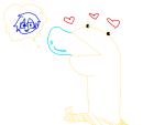  consorts fullres glub headshot heart john_egbert lineart nikshazana profile salamanders sitting solo text theme_coloring thought_balloon 