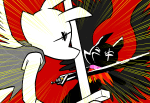 2016 amputation animated back_angle bec_noir flash_asset fullres harlequin_uniform jack_noir pm poinko prospitian_monarch queen&#039;s_ring scars strife sword