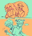 ... 2024 alternate_hair aradia_megido body_modification eridan_ampora erisol feferi_peixes fullres hemocircle humanized limited_palette melerbytes no_cape shipping sollux_captor starter_outfit word_balloon