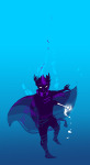  empiricist&#039;s_wand eridan_ampora limited_palette silhouette solo toastyhat underwater 