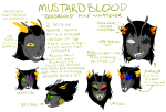  2019 alternate_hair blood bloodswap doggirlsondrugs eridan_ampora fullres glassesswap half_ghost jaggy_lines nepeta_leijon no_glasses no_hat profile sollux_captor text vriska_serket 