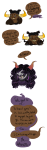  2015 alternate_hair au body_modification chubstuck comic doggirlsondrugs fullres gamzee_makara jaggy_lines pbj shipping starter_outfit tavros_nitram text transparent word_balloon 