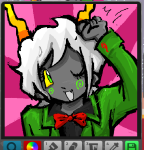 2025 art_program_in_frame callie_ohpeee calliope fake_horns fullres grlgogames headshot jaggy_lines solo starter_outfit wonk