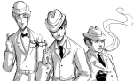  ace_dick hairpin humanized key lineart pickle_inspector problem_sleuth problem_sleuth_(adventure) ring_of_keys smoking team_sleuth uberchicken 