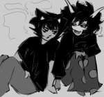  2026 clothingswap fullres gamzee_makara gamzeechill grayscale karkat_vantas monochrome palerom shipping sitting starter_outfit text tropicshipping 