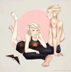  clothingswap dirk_strider gingerybiscuit neorails on_stomach roxy_lalonde shipping strong_tanktop sweet_bro_and_hella_jeff 