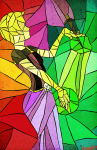  legendaryarmor profile rose_lalonde solo stained_glass velvet_squiddleknit 