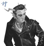  2026 biker_outfit cronus_ampora dancestors fullres gills grayscale monochrome necrominn scars smoking solo 