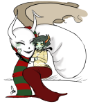  holidaystuck hug kanaya_maryam lusus squidbiscuit virgin_mother_grub 