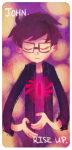  2011 blood fullres john's_vriska_outfit john_egbert kaymurph solo text transparent 