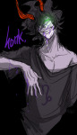 2012 9vs9 blood fullres gamzee_makara scars sober_gamzee solo starter_outfit text