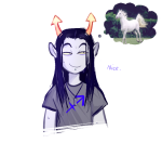  2016 animals casual equius_zahhak fullres horses image_manipulation no_glasses noodlenumber solo sweat text thought_balloon 