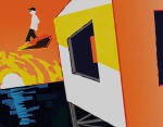  2024 bloobydabloob deleted_source dirk's_house dirk_strider fullres hat low_angle midair ocean profile rocket_board solo starter_outfit sun sunset 