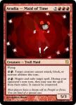 aradia_megido card crossover cybernerd129 godtier magic_the_gathering maid solo time_aspect