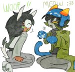  2025 cat_hat dogtail dogtier emoticon fullres jade_harley kneeling nepeta_leijon olive_garden redrom sanestartistt shipping starter_outfit text 