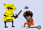  2015 aimless_renegade animated ar casual dancestors fullres jaggy_lines mituna_captor no_hat sailorbeefcake scribble_mode sitting weapon 
