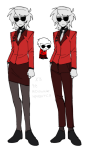  2025 blackoutbruh dave_strider emoticon fullres jaggy_lines language:russian red_plush_puppet_tux rule63 solo sprite_mode 