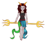  barefoot feferi_peixes onsecondthoughtno psidon&#039;s_trident solo transparent underwater 