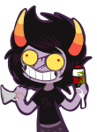  2012 blood deuce_clubs fullres gamzee_makara lord-hon rubber_horn scars sober_gamzee solo starter_outfit transparent 