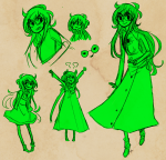 art_dump dogtier dress_of_eclectica godtier jade_harley kaia solo space_aspect starter_outfit witch 