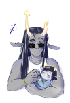 2015 ageswap babies body_modification carrying casual dancestors equius_zahhak fullres horuss_zahhak noodlenumber zahhaks zodiac_symbol 